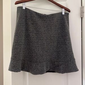 Loft Womens tweed flair skirt